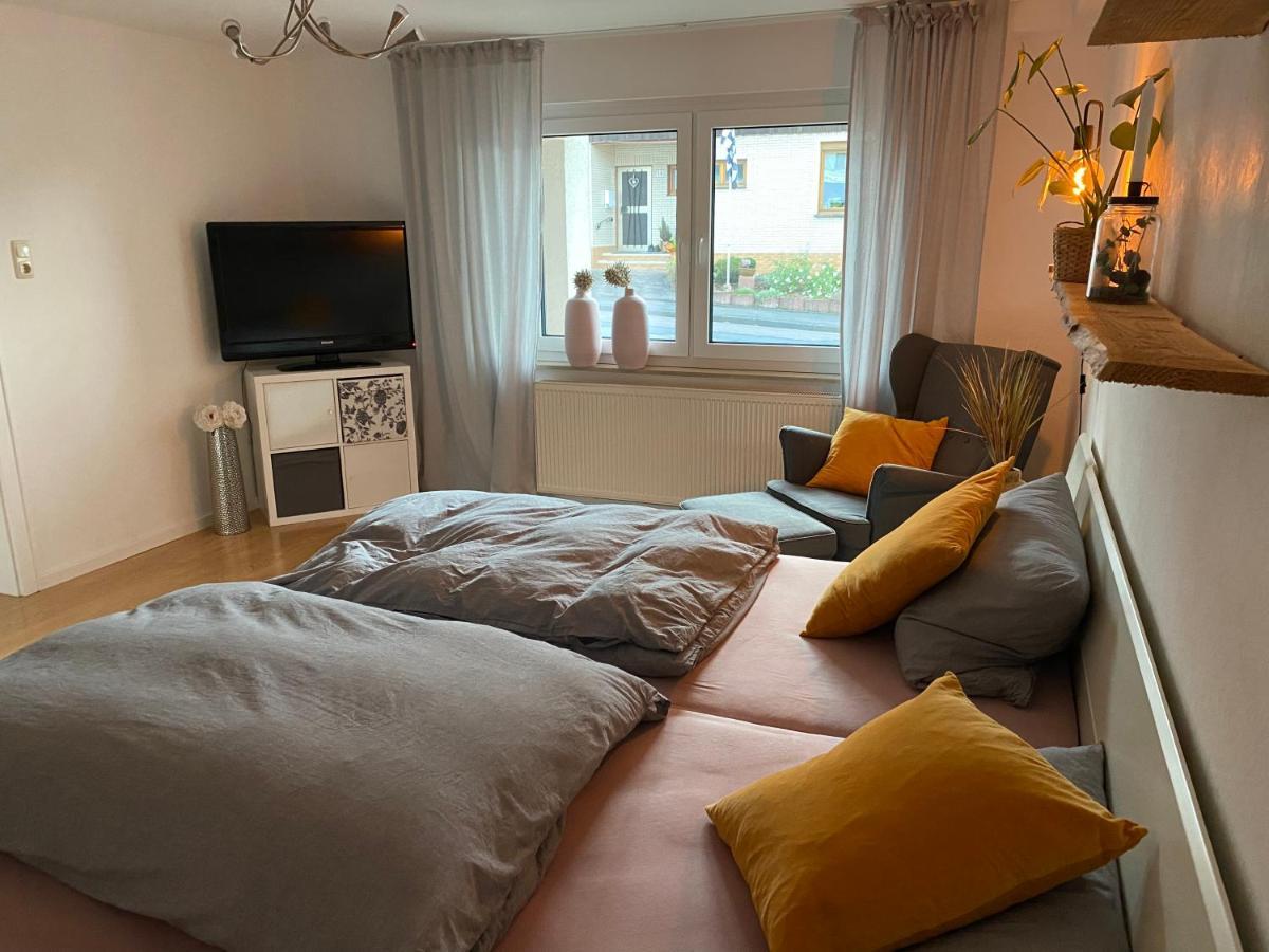 Gemuetliche Wohnung Naehe Schloss Biedenkopf Bagian luar foto